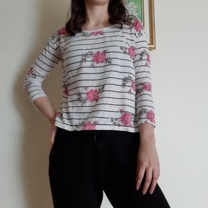 4/25$ 🌻 American Eagle rose crop top